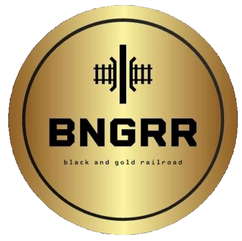 Black N Gold Railroad Club Logo